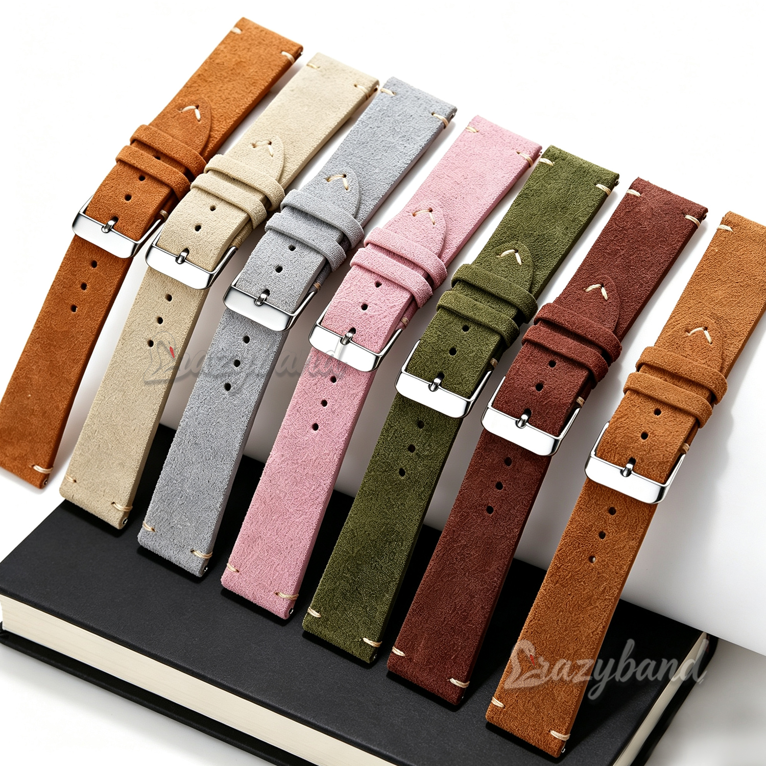 Suede Strap Watch - Quick Release Soft Suede Strap 14mm