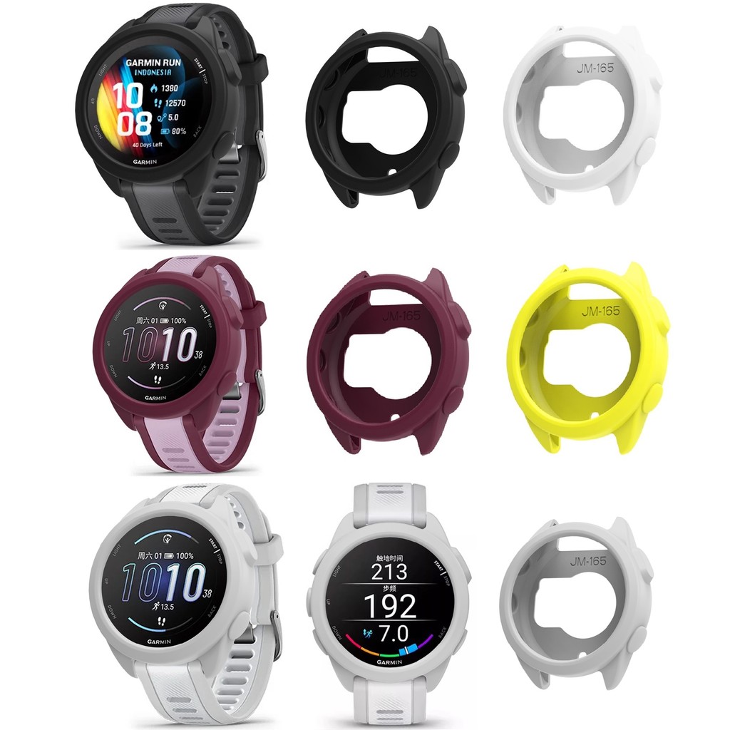 Silicone Watch Band 22Mm - Soft TPU Case Cover For Garmin