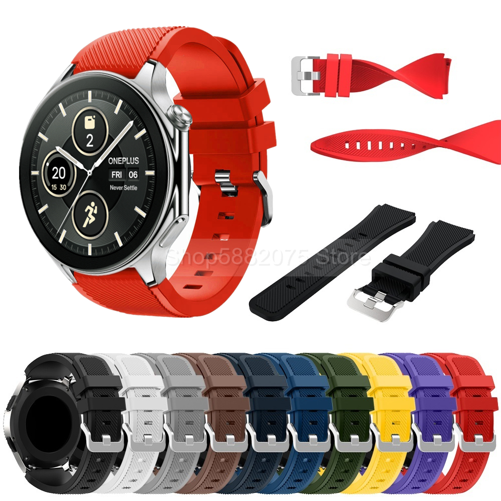 Silicone Watch Band 22Mm - 22mm Silicone Strap For OPPO Watch