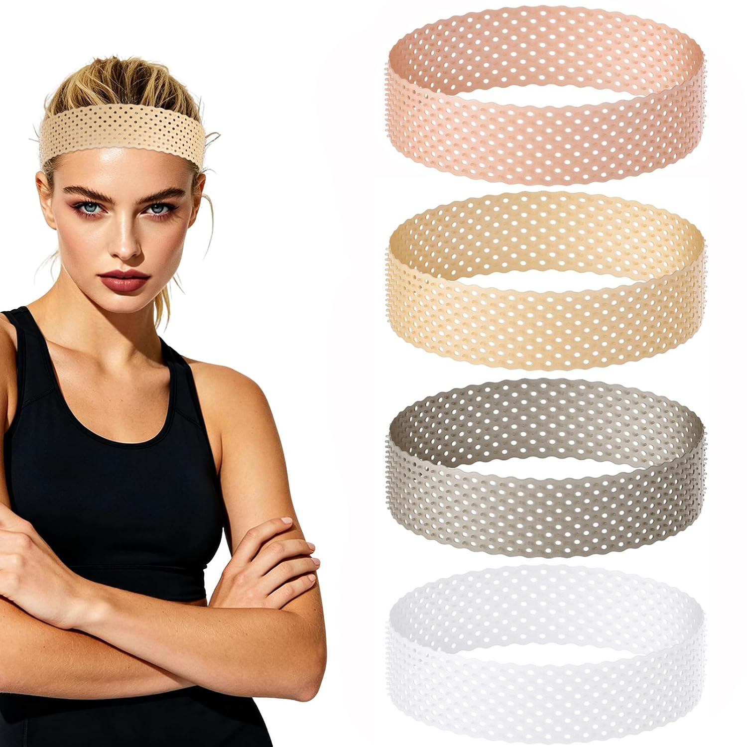 Silicone Band Women - new breathable Wig Grip Band Non-Slip