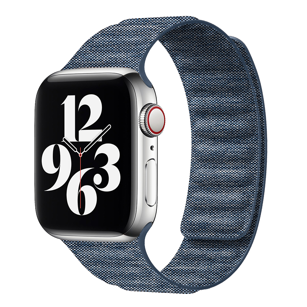 Milanese Loop Magnetic - New Original Denim nylon strap For