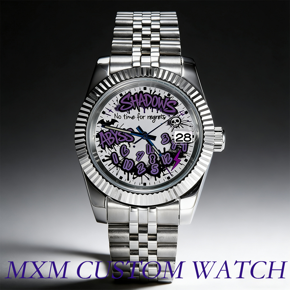 Stainless Bracelet Diver - Graffiti watch Luxury Watch china NH35