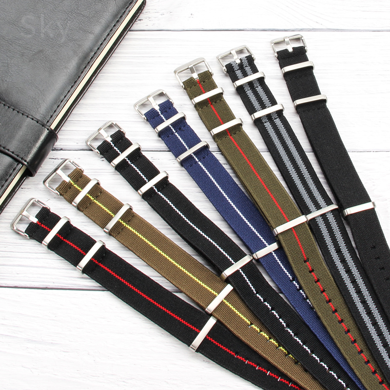 Suede Strap Watch - 60's French Army Watch Strap for