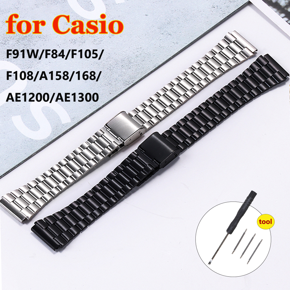 Nato Strap Nylon - Watch Band for Casio F-91W F105