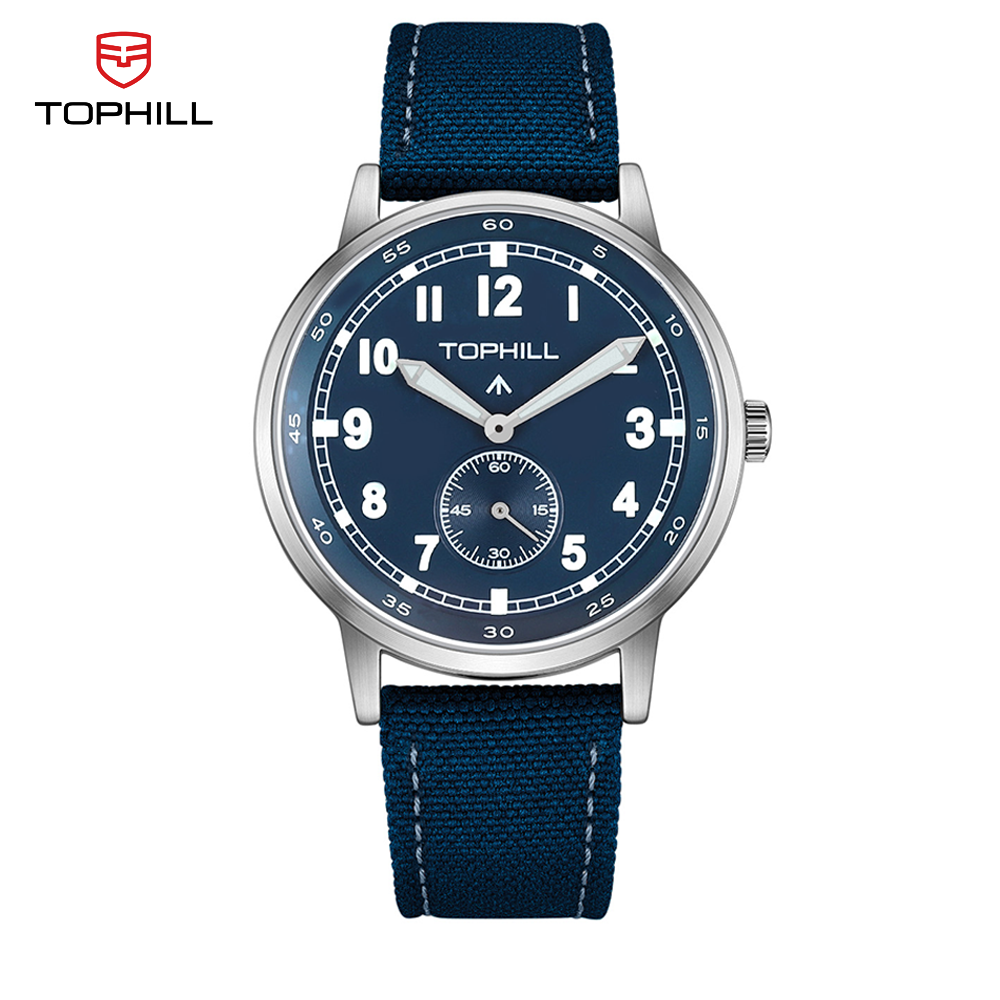 Canvas Strap Watch - 2025 New TOPHILL TW099G 40mm Business