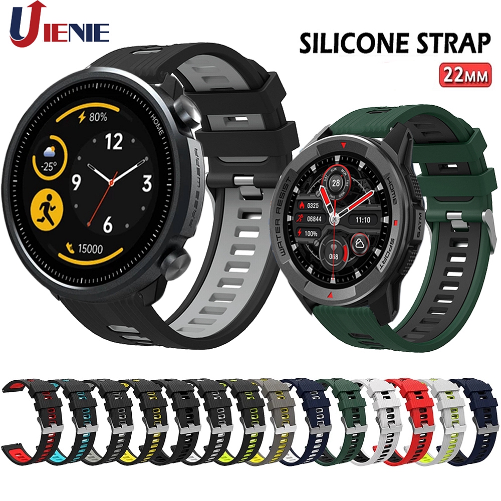 Silicone Watch Band 22Mm - 22mm Soft Silicone Watchband for Xiaomi