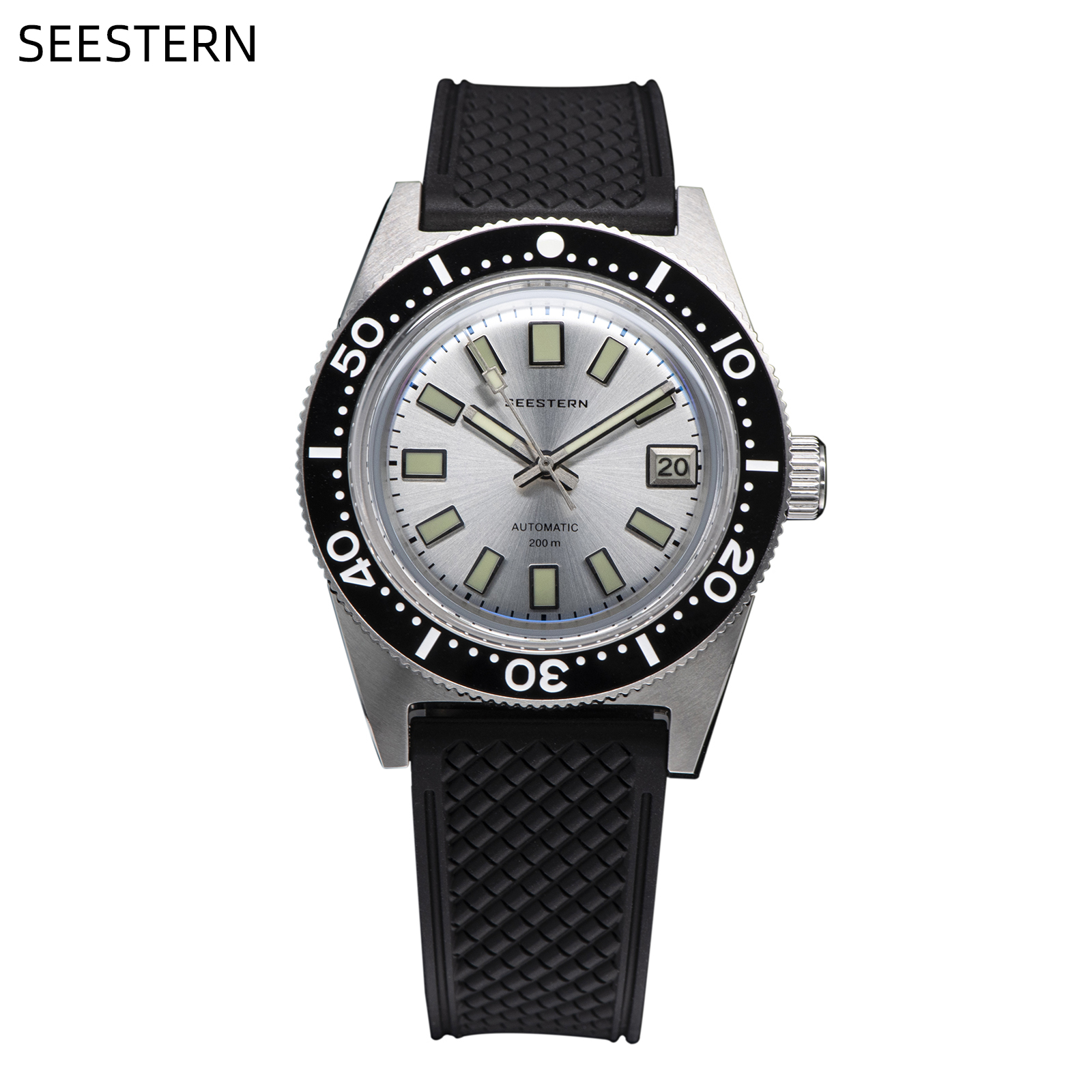 Rubber Strap Diver - SEESTERN Diving Watch 62MAS Automatic Mechanical