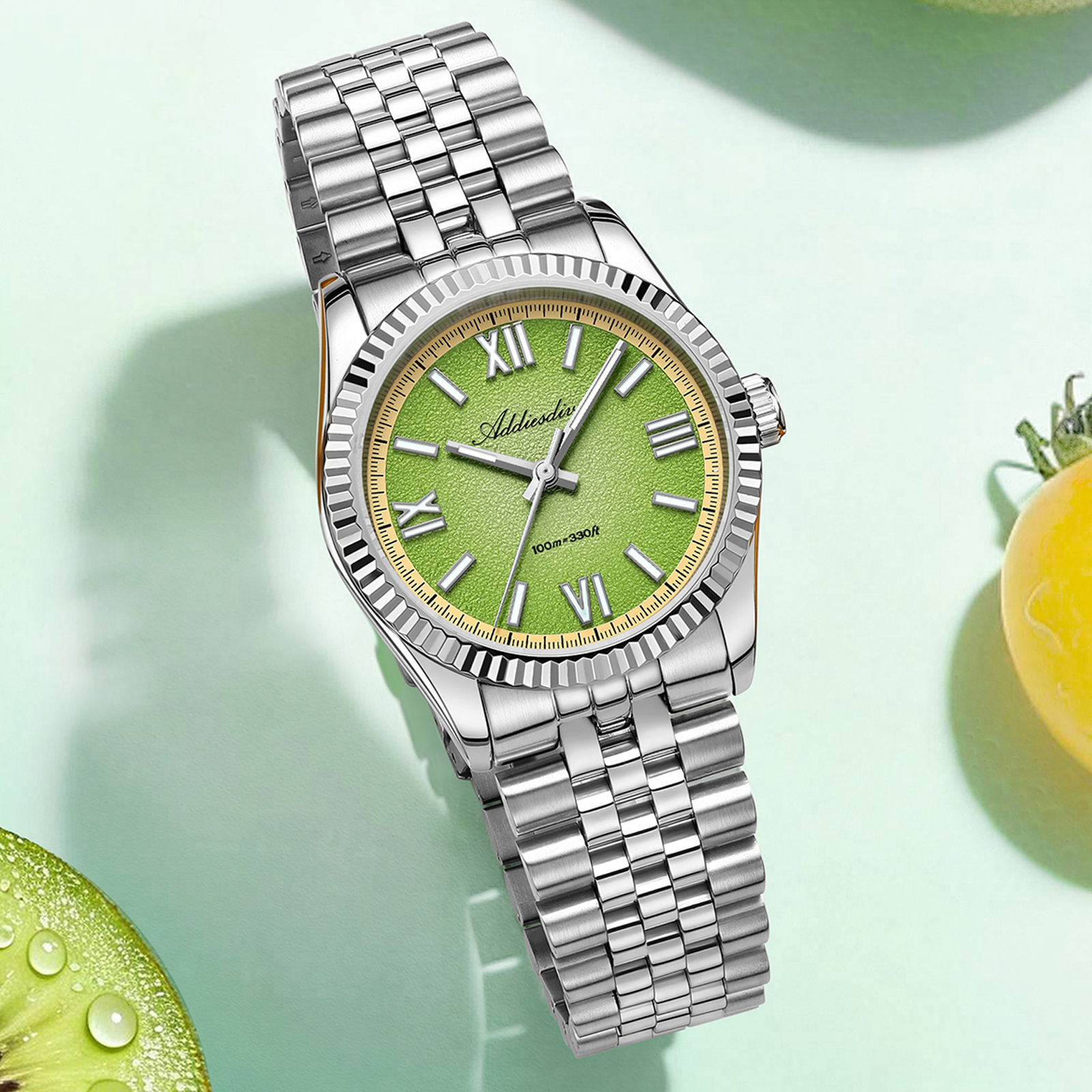 Stainless Bracelet Diver - ADDIESDIVE Hight Quality Sapphire Glass 10Bar