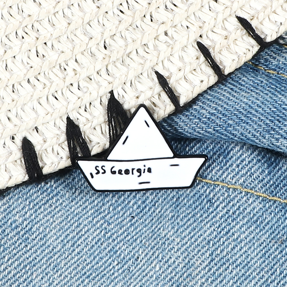 Buckle Pin Ss - Paper Boat Enamel Pin SS Georgie