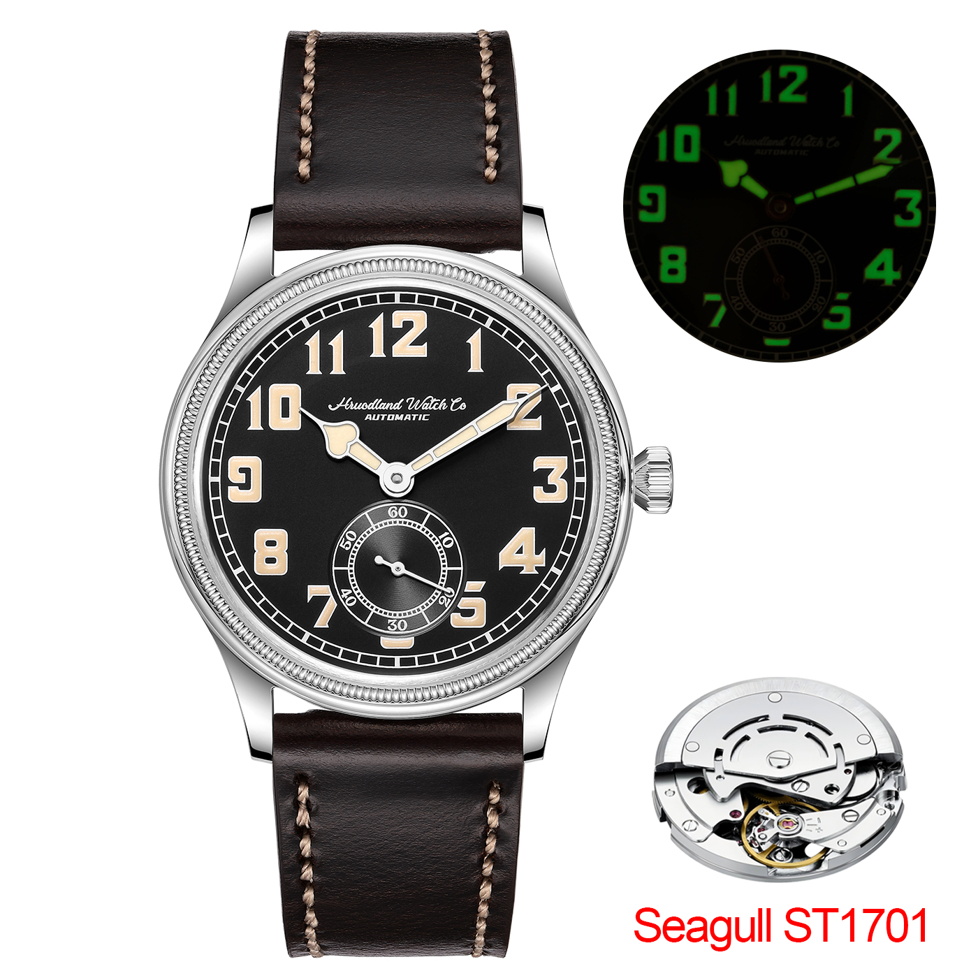 Tropic Strap Vintage - Retro Pilot Watch Mark IX Automatic