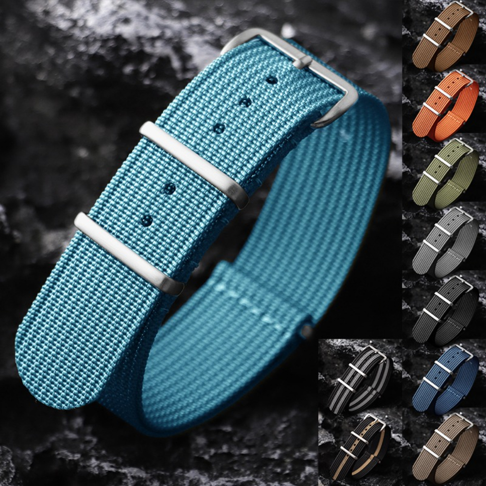 Nato Strap Nylon - Quality Nylon Watch Strap 18 19