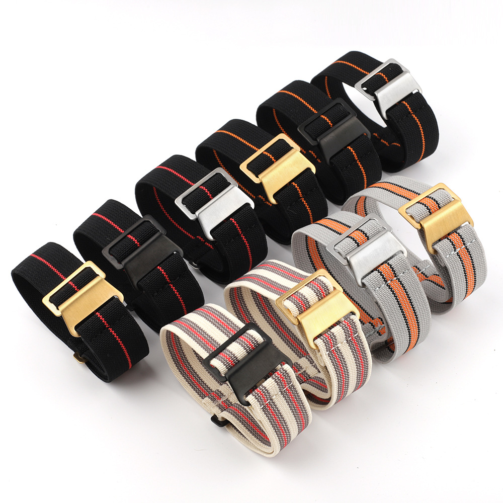 Parachute Strap Elastic - Parachute Nylon Watch Band 18mm 20mm