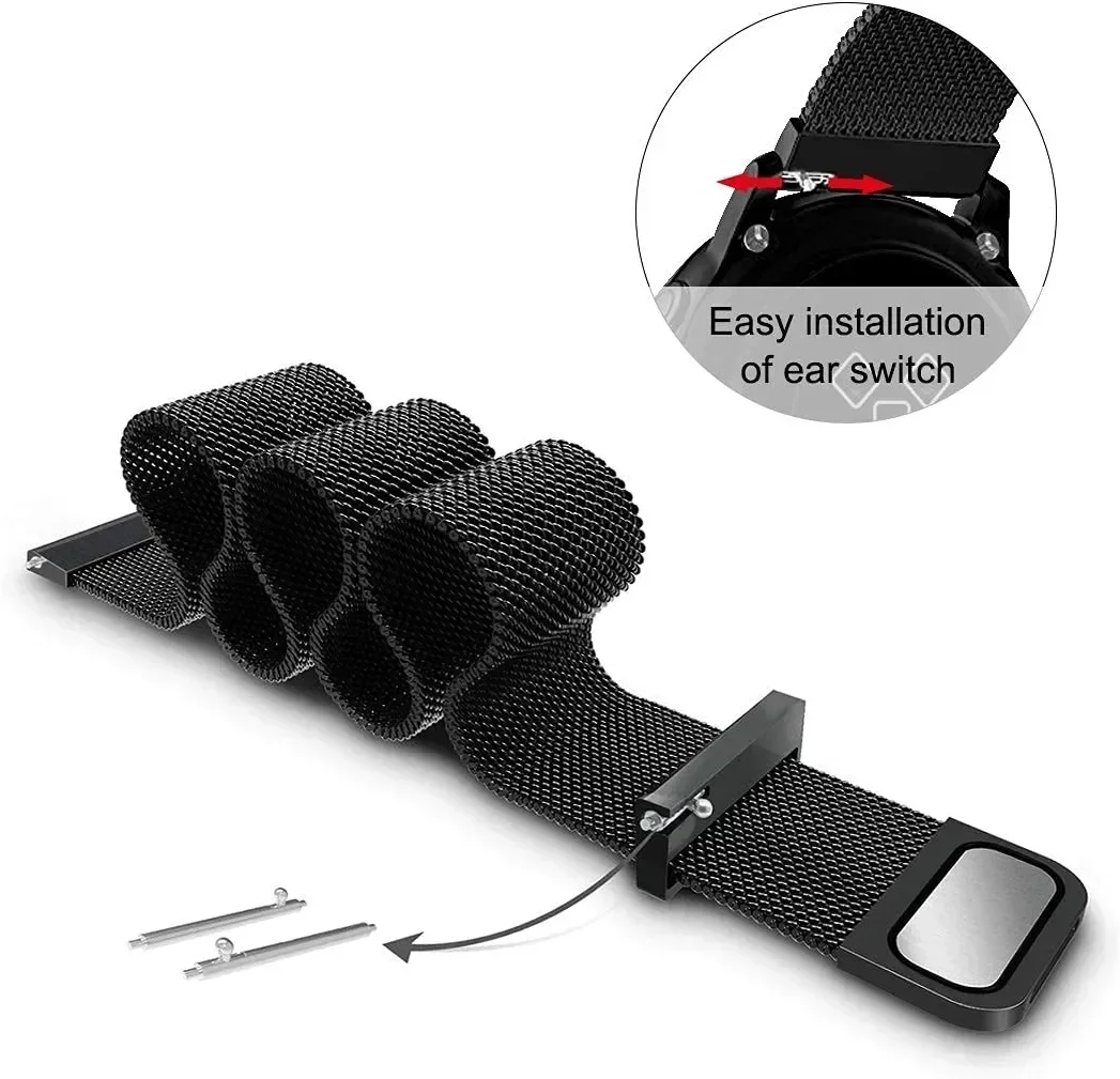 22mm 20mm Mesh Loop For Garmin - Milanese Loop Magnetic review and price