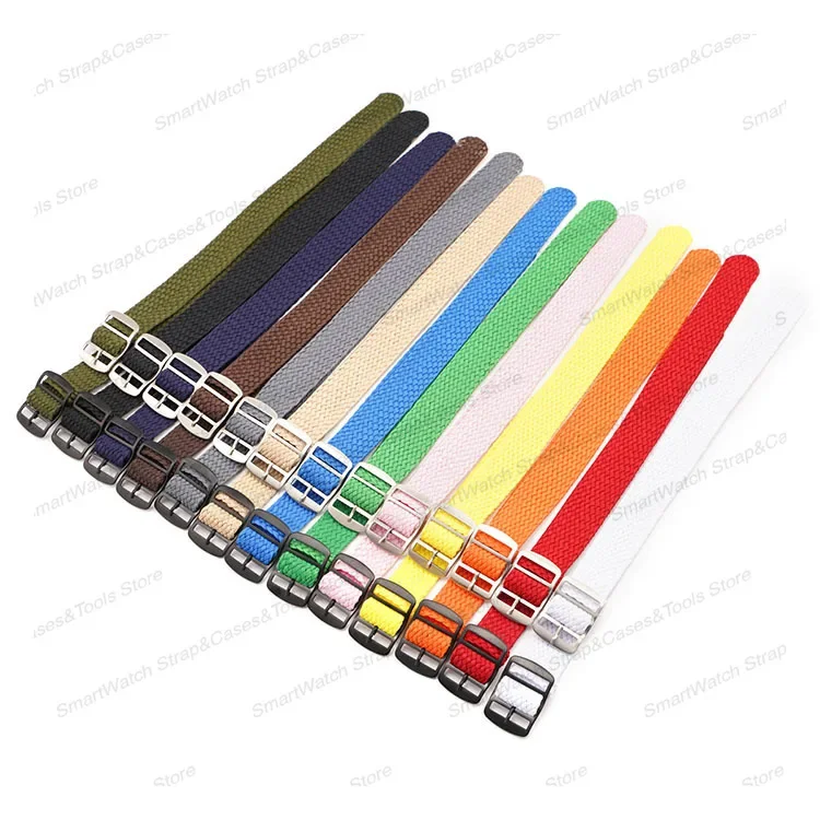 14mm 16mm 18mm 20mm 22mm Perlo - Perlon Strap Woven review and price