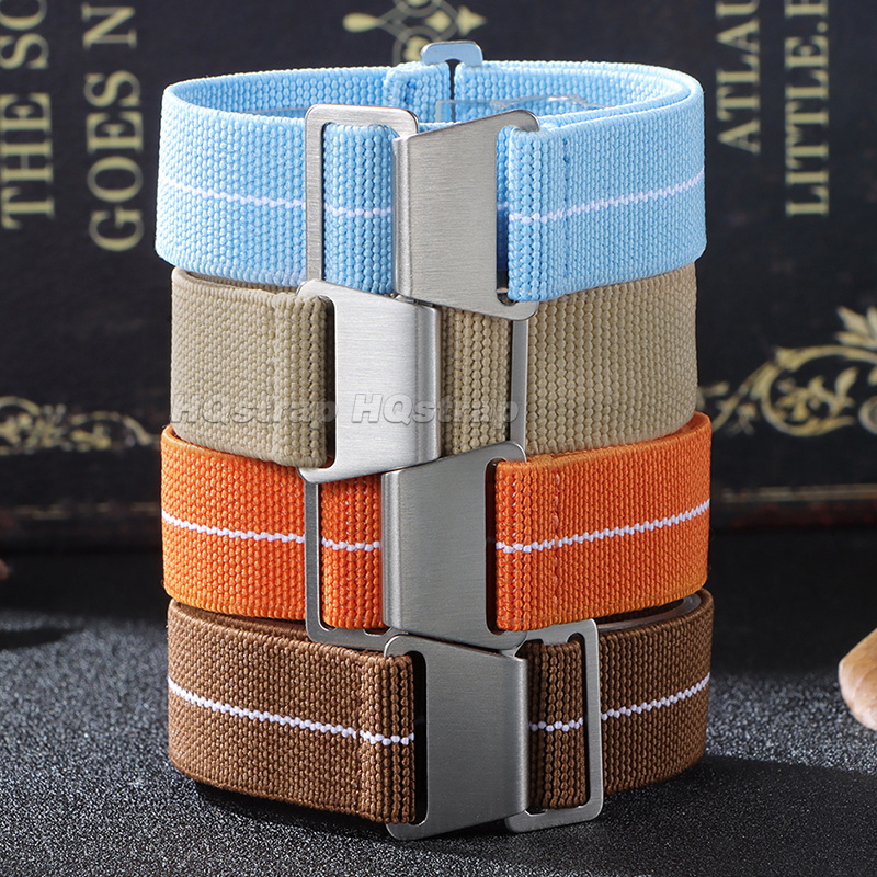 18/20/22mm Elastic Nylon Watch - Parachute Strap Elastic review and price