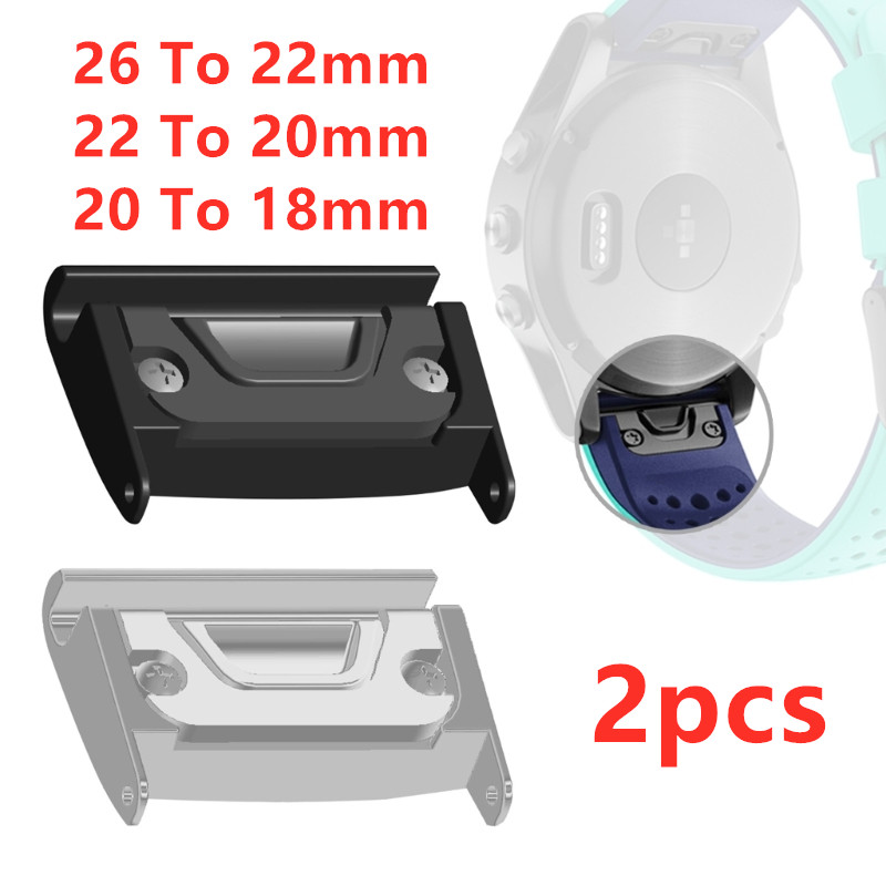2pcs Watch Band Adapters 26mm  - Silicone Watch Band 22Mm review and price