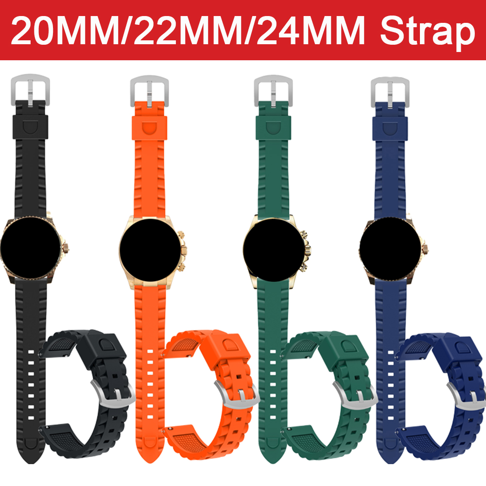 Soft Silicone Strap For 20mm 2 - Silicone Watch Band 22Mm review and price