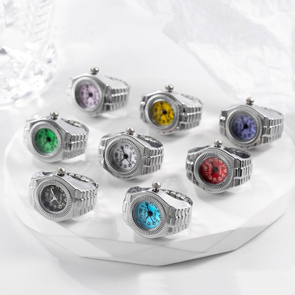 Punk Mini Finger Watch Rings C - Canvas Strap Watch review and price