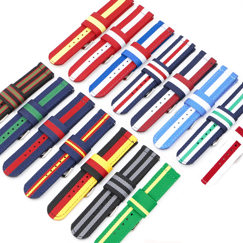 Nylon Watch Strap 20mm 22mm Qu - Canvas Strap Watch review and price