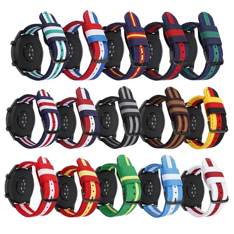 Nylon Watch Strap 20mm 22mm Qu - Canvas Strap Watch review and price