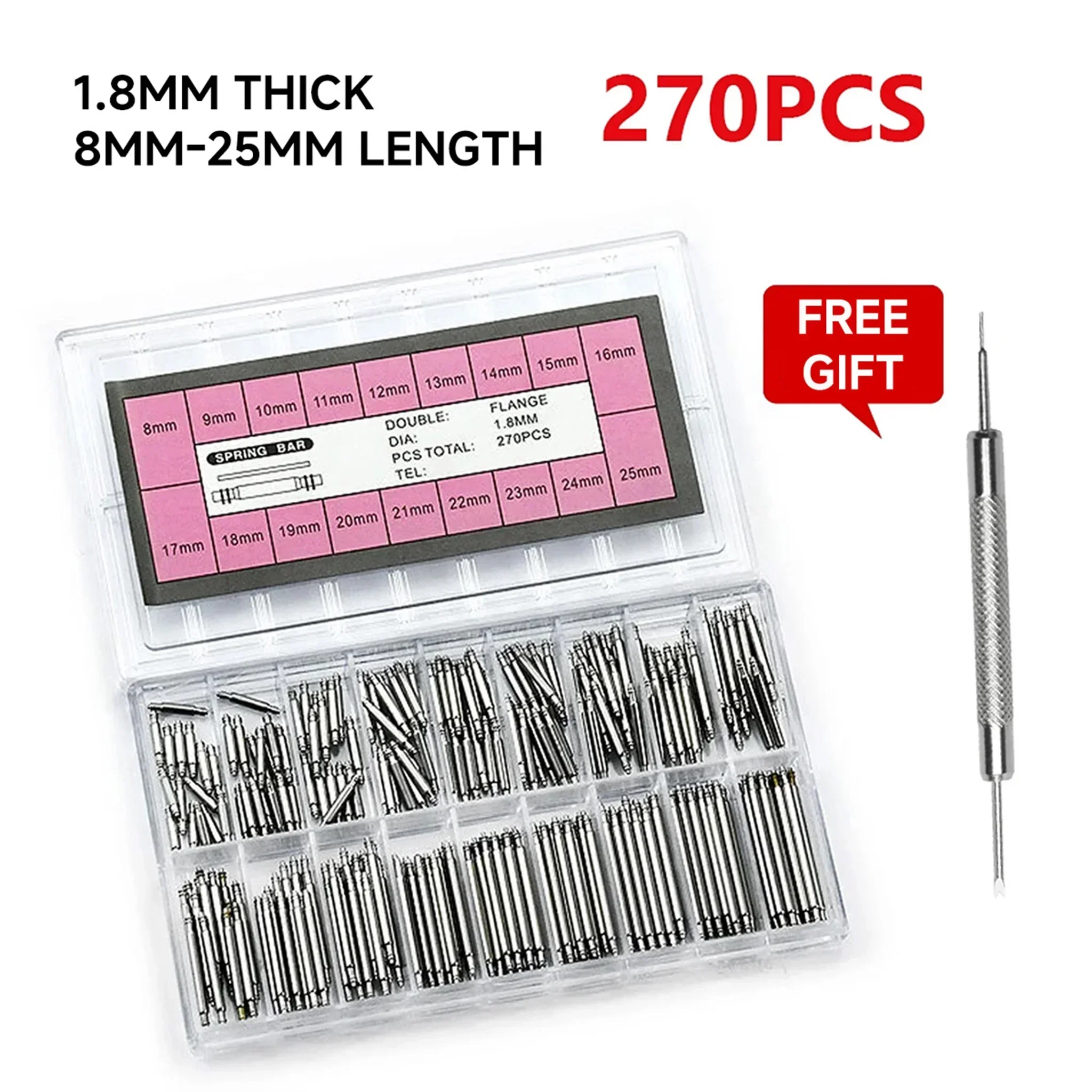 270pcs/set Strainless Steel Sp - Spring Bar Tool Set review and price