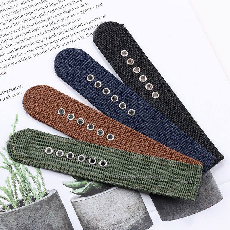 Nylon Watch Strap Brown Green  - Nato Strap Nylon review and price
