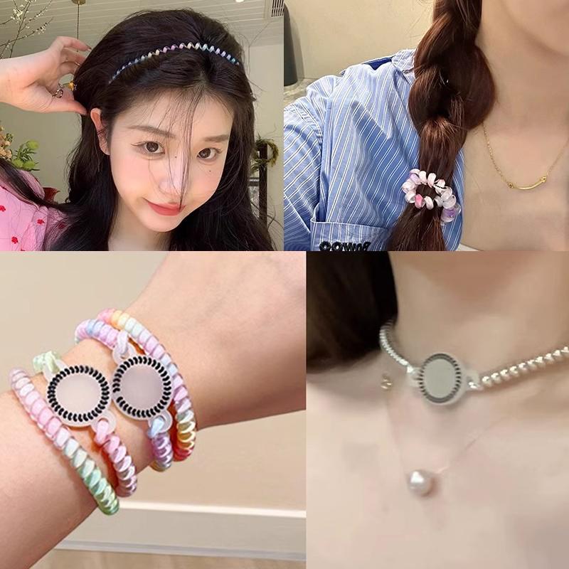 Elastic Fashion Telephone Line - Silicone Band Women review and price