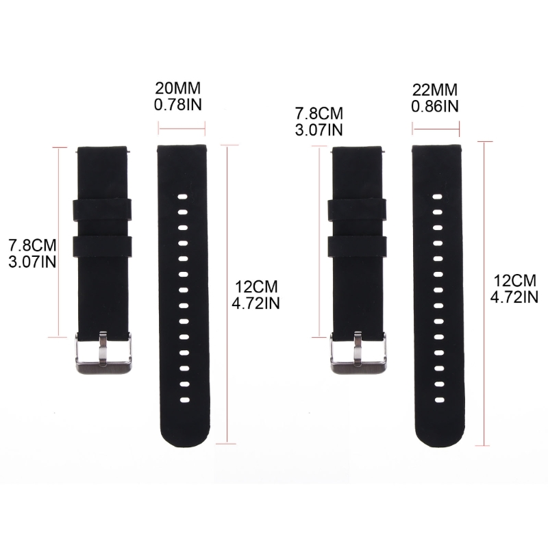 Silicone Strap 20/22mm Soft Qu - Silicone Watch Band 22Mm review and price
