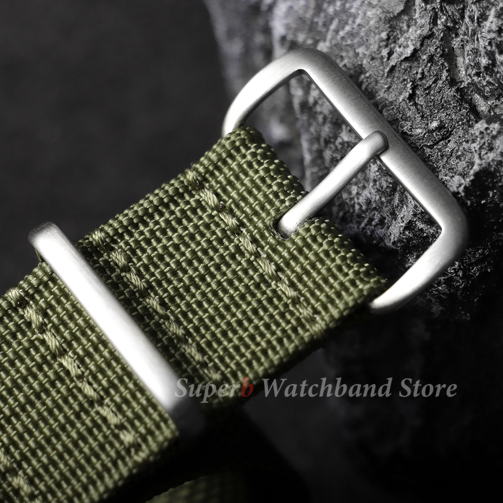 18mm 19mm 20mm 22mm New Ribbed - Nato Strap Nylon review and price