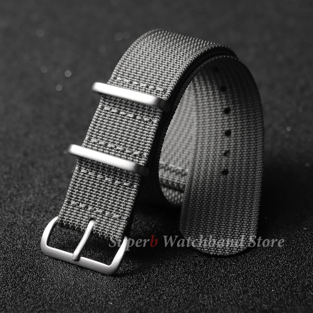 18mm 19mm 20mm 22mm New Ribbed - Nato Strap Nylon review and price