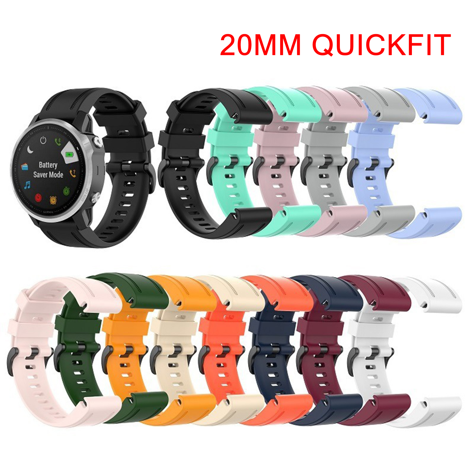 Watch Bands For Garmin Fenix 8 - Silicone Watch Band 22Mm review and price