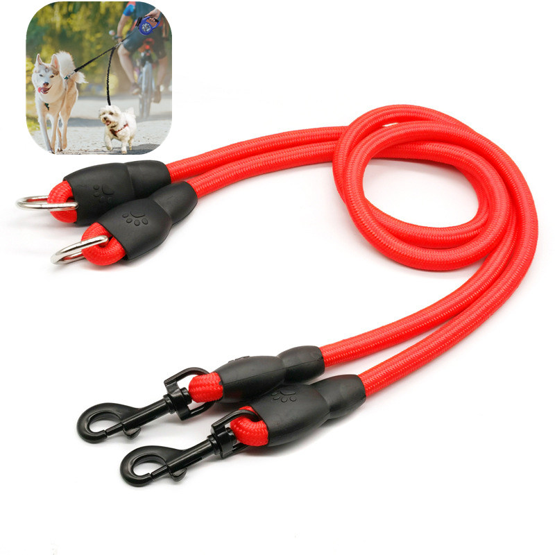 Dog Leash Double Leashes for D - Leather Strap Quick Release review and price