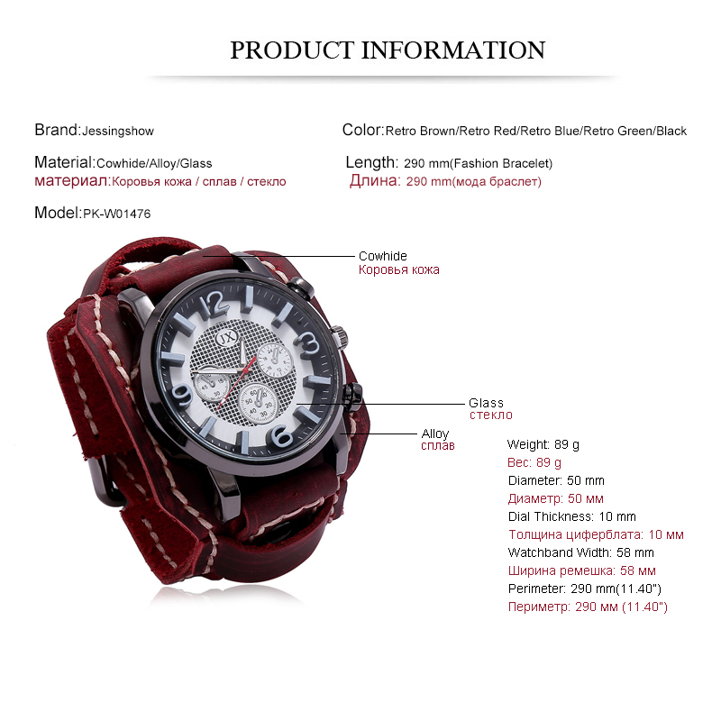 New Retro Mens Watches Genuine - Leather Watch Band Men review and price