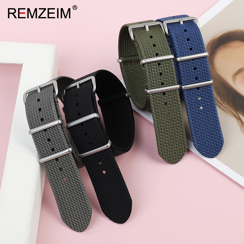 New Ribbed Nylon Watch Strap 1 - Nato Strap Nylon review and price