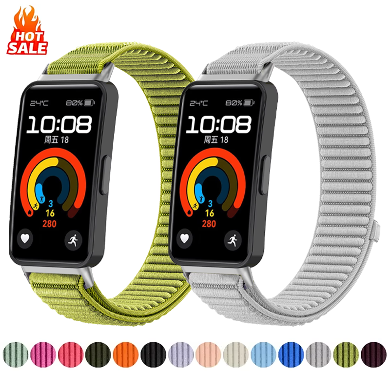 Nylon Loop Strap For Huawei Ba - Sport Loop Velcro review and price