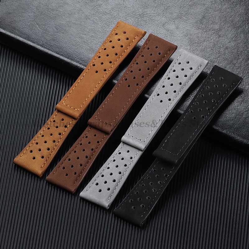 Genuine Cow Leather Watch Stra - Suede Strap Watch review and price