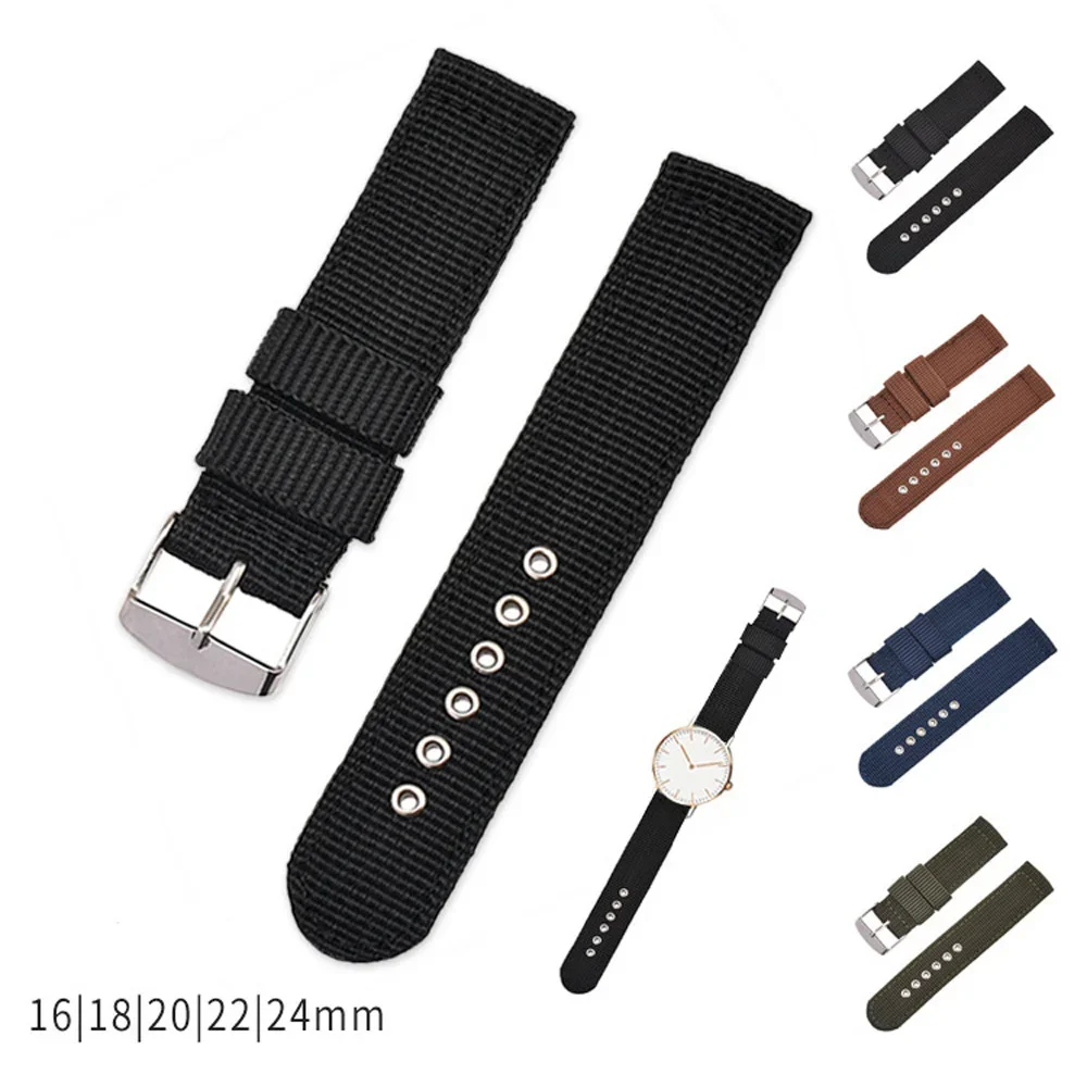 Soft and Comfortable Nylon Str - Canvas Strap Watch review and price