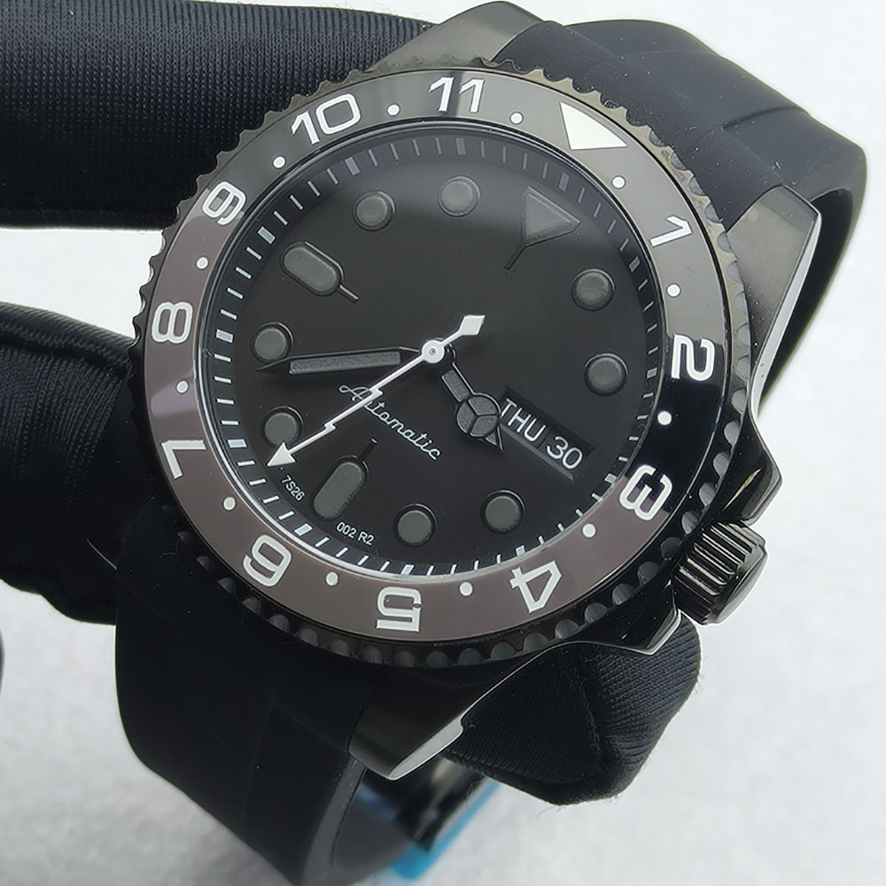 40MM NH36 Watch Black Men's St - Stainless Bracelet Diver review and price