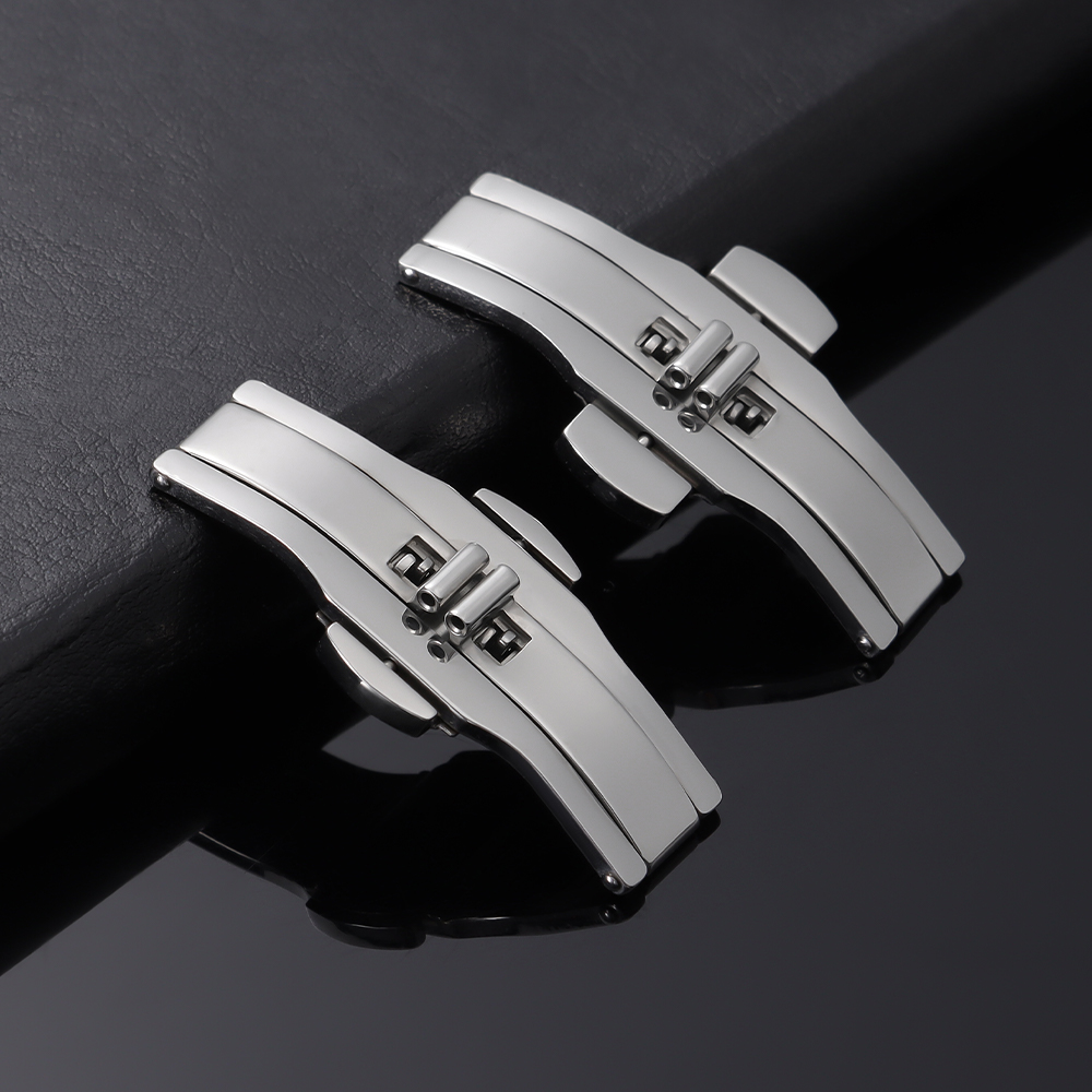Watch Accessories Double Push  - Butterfly Clasp Deployant review and price