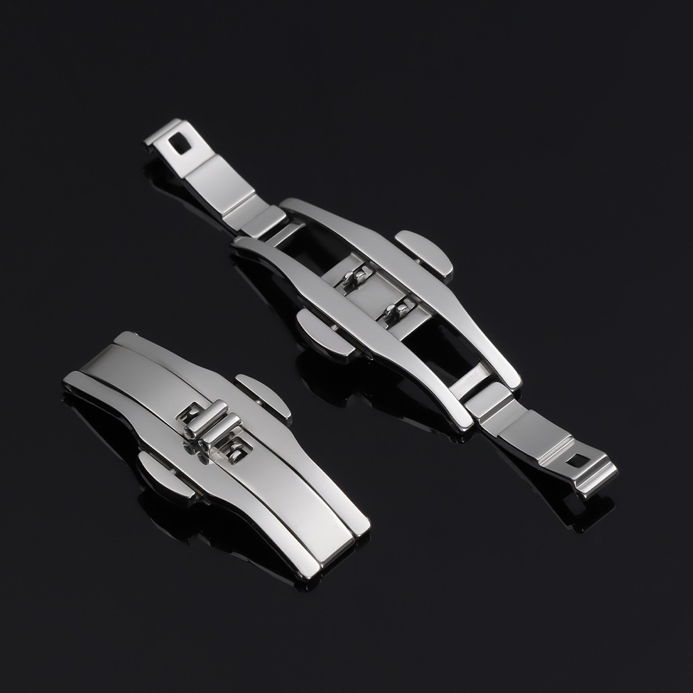 Watch Accessories Double Push  - Butterfly Clasp Deployant review and price
