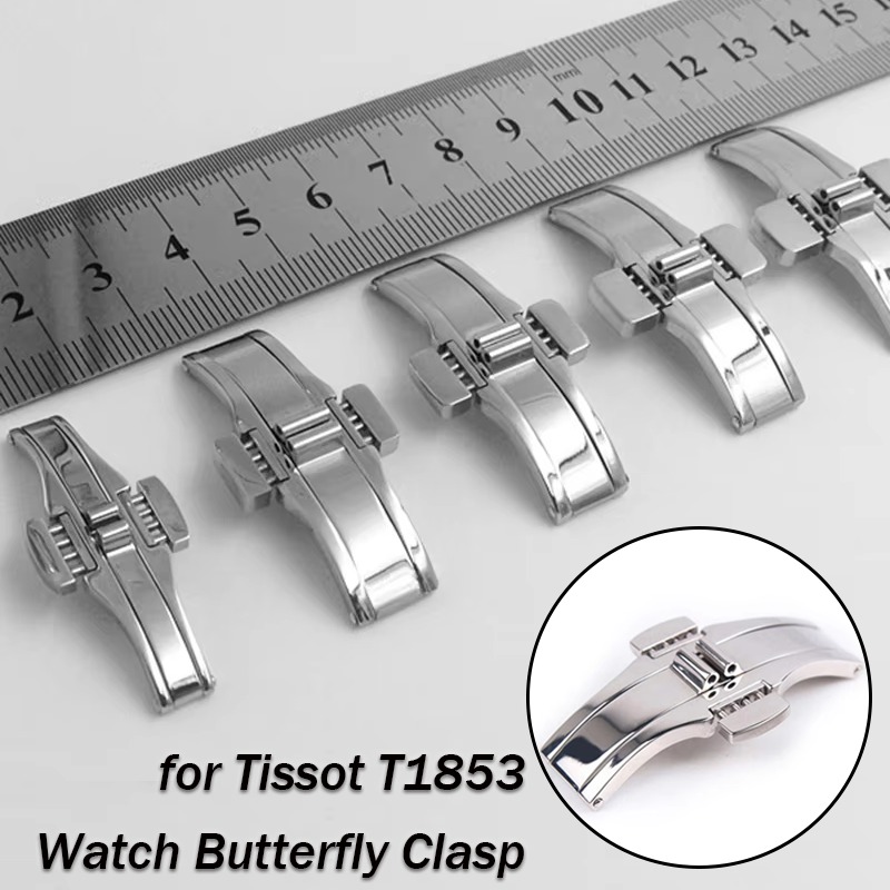 for Tissot T1853 Watch Band Bu - Butterfly Clasp Deployant review and price