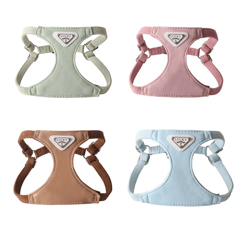 Macaron Chest Harness PU Vest  - Leather Strap Quick Release review and price