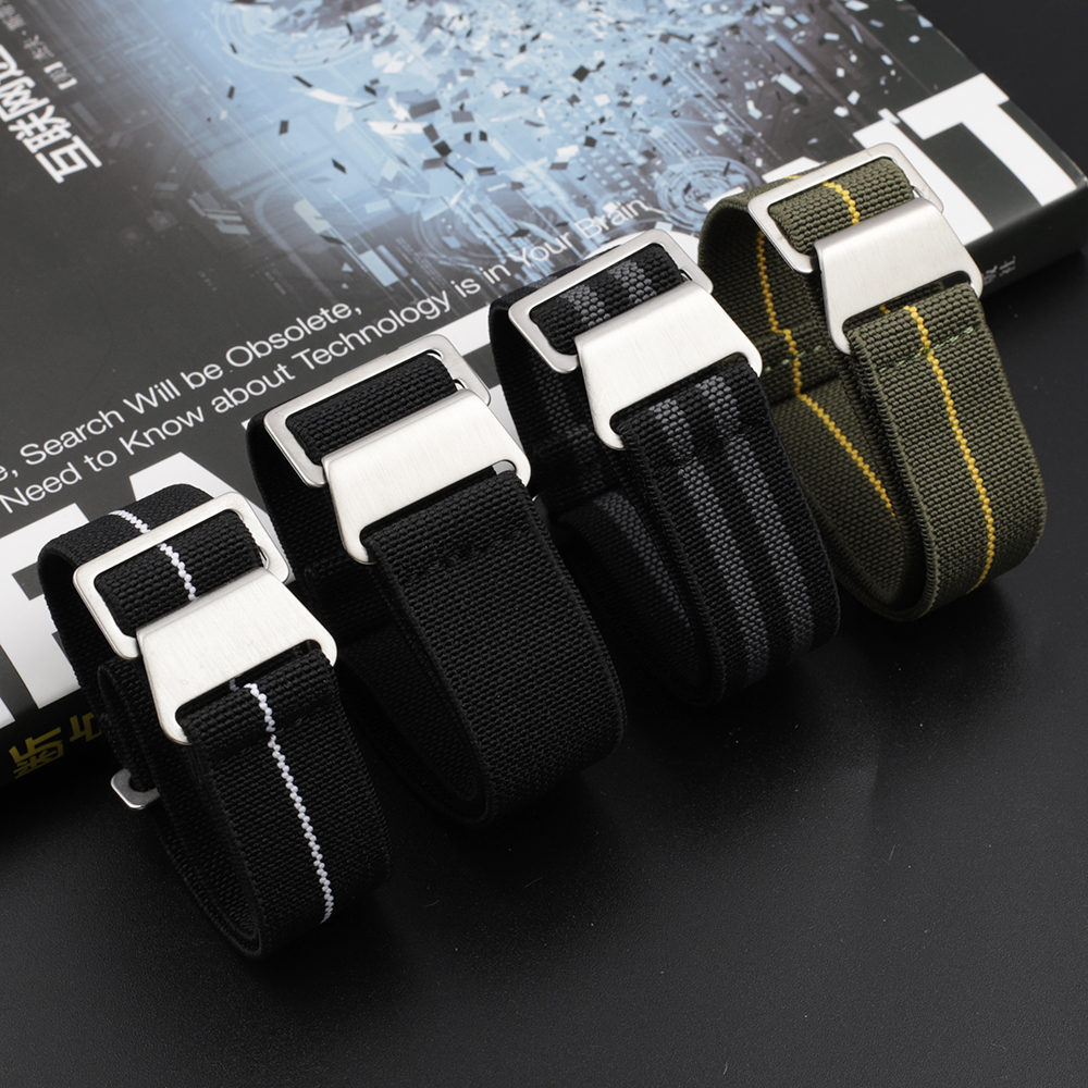 Nylon Watch Band 18mm 20mm 22m - Parachute Strap Elastic review and price