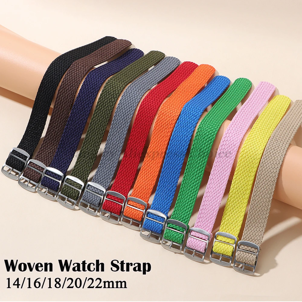 14mm 16mm 18mm 20mm 22mm Fabri - Perlon Strap Woven review and price