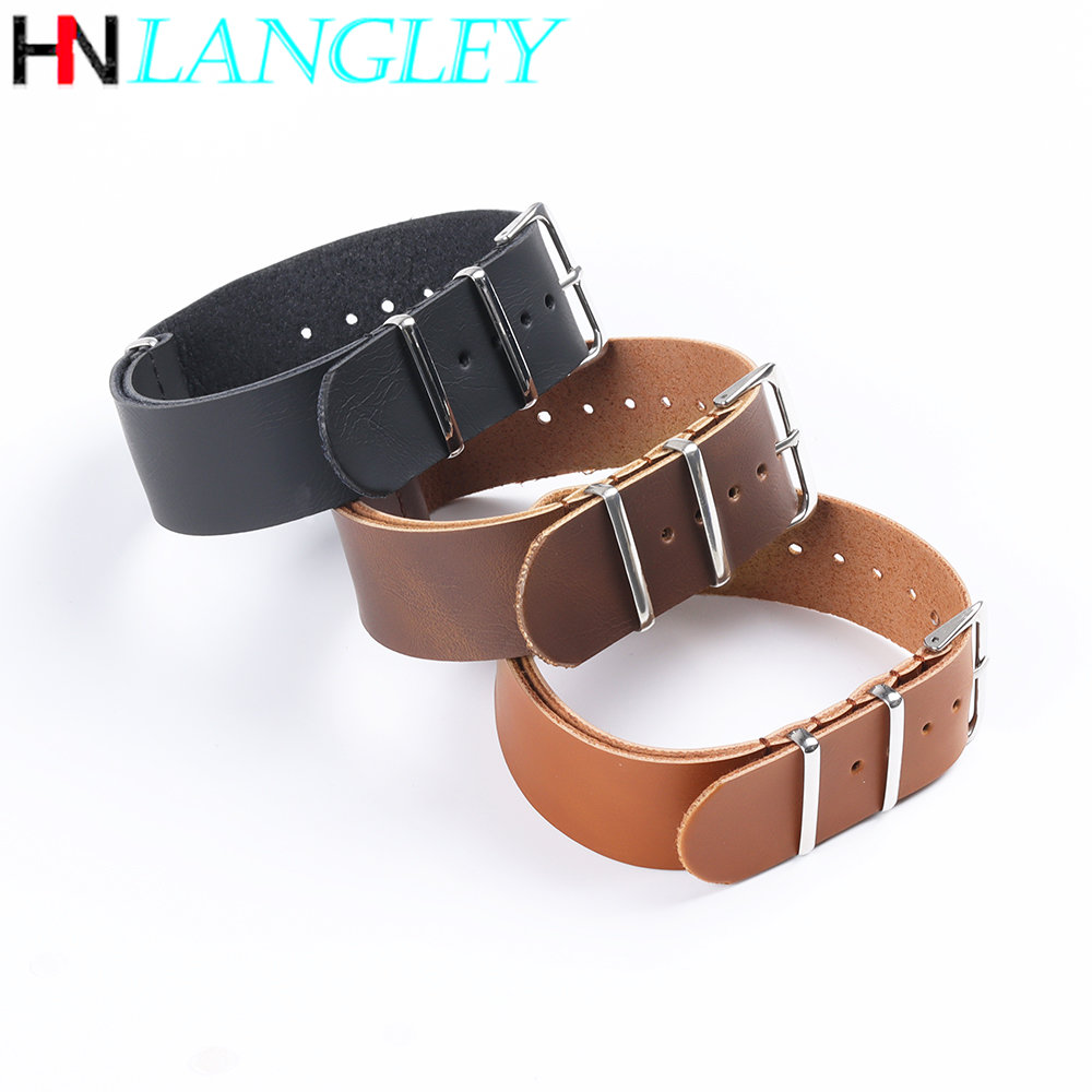 Ultra Thin Leather Watch Band  - Nato Strap Nylon review and price