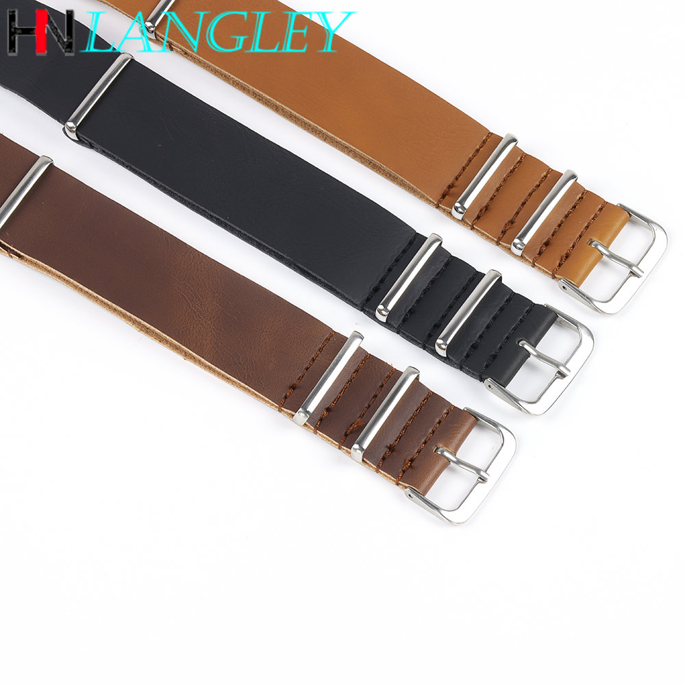 Ultra Thin Leather Watch Band  - Nato Strap Nylon review and price