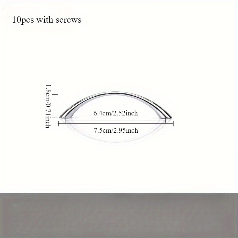 10pcs Zinc Alloy Curved Handle - Curved Spring Bar review and price