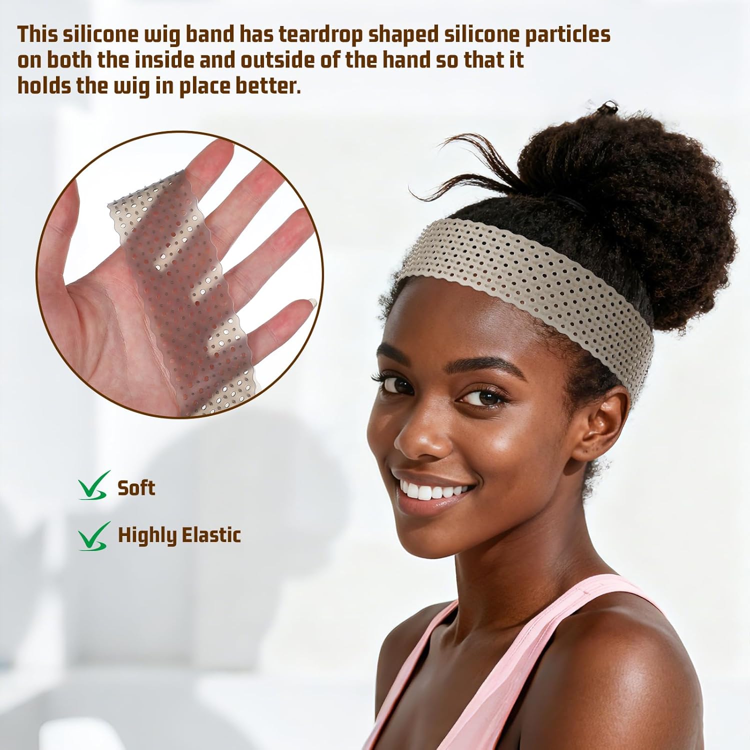 new breathable Wig Grip Band N - Silicone Band Women review and price