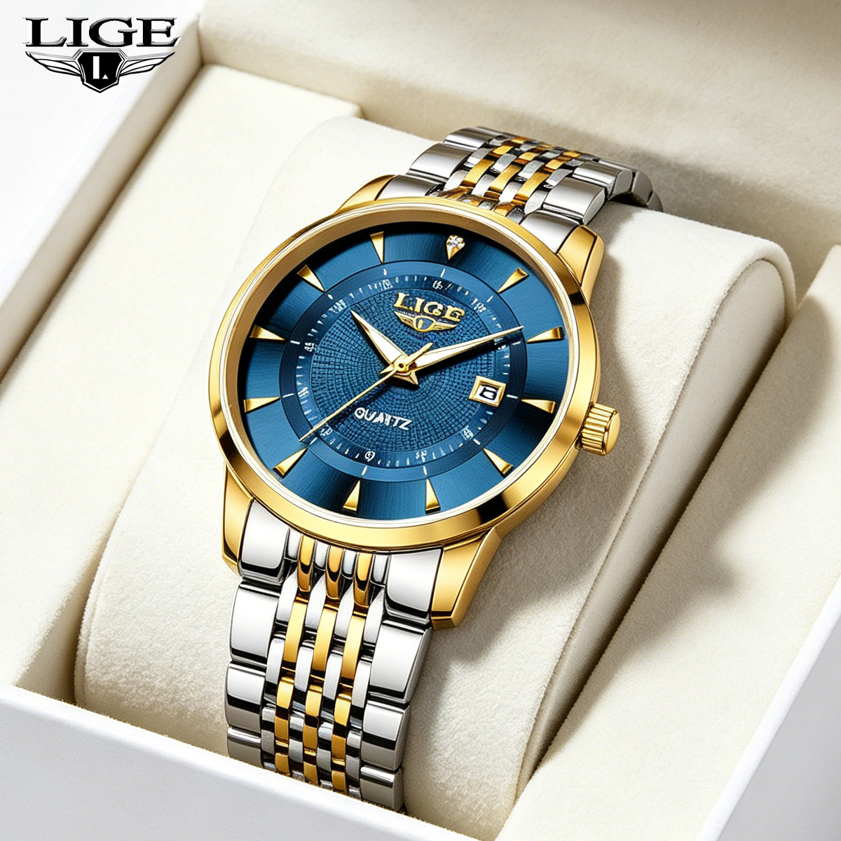 LIGE New 2026 Luxury Man Watch - Stainless Bracelet Diver review and price