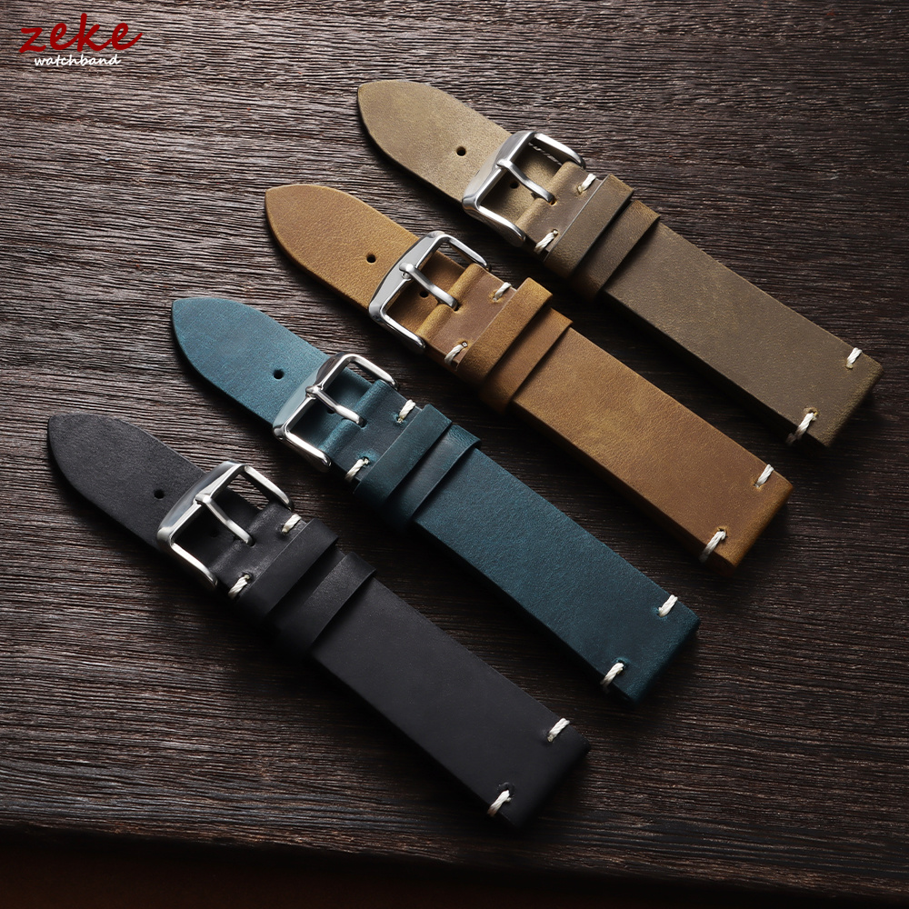 Vintage Soft Oil Wax Watch Ban - Suede Strap Watch review and price
